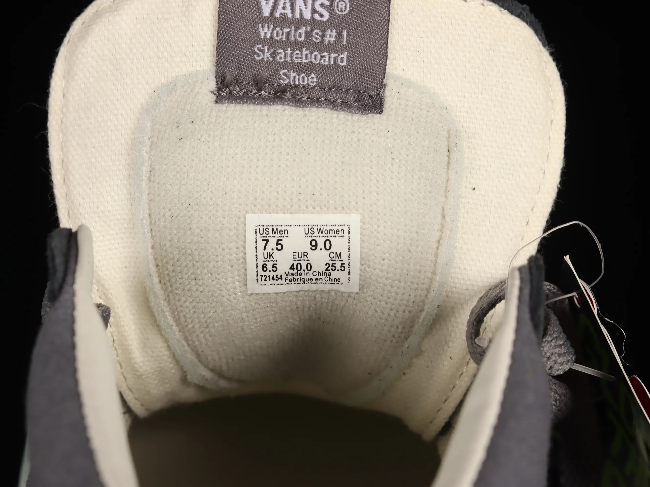 All categories Vans Vans series Vans Mid Vans China Vans Sk8-Mid official new cool transparent jelly glass glue gray black Chinese sneakers VN0A3WM3ABD